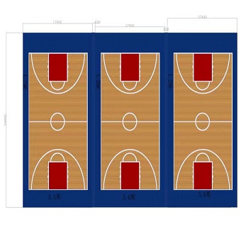 廣西PVC籃球場|PVC籃球場施工|室內PVC籃球場建設